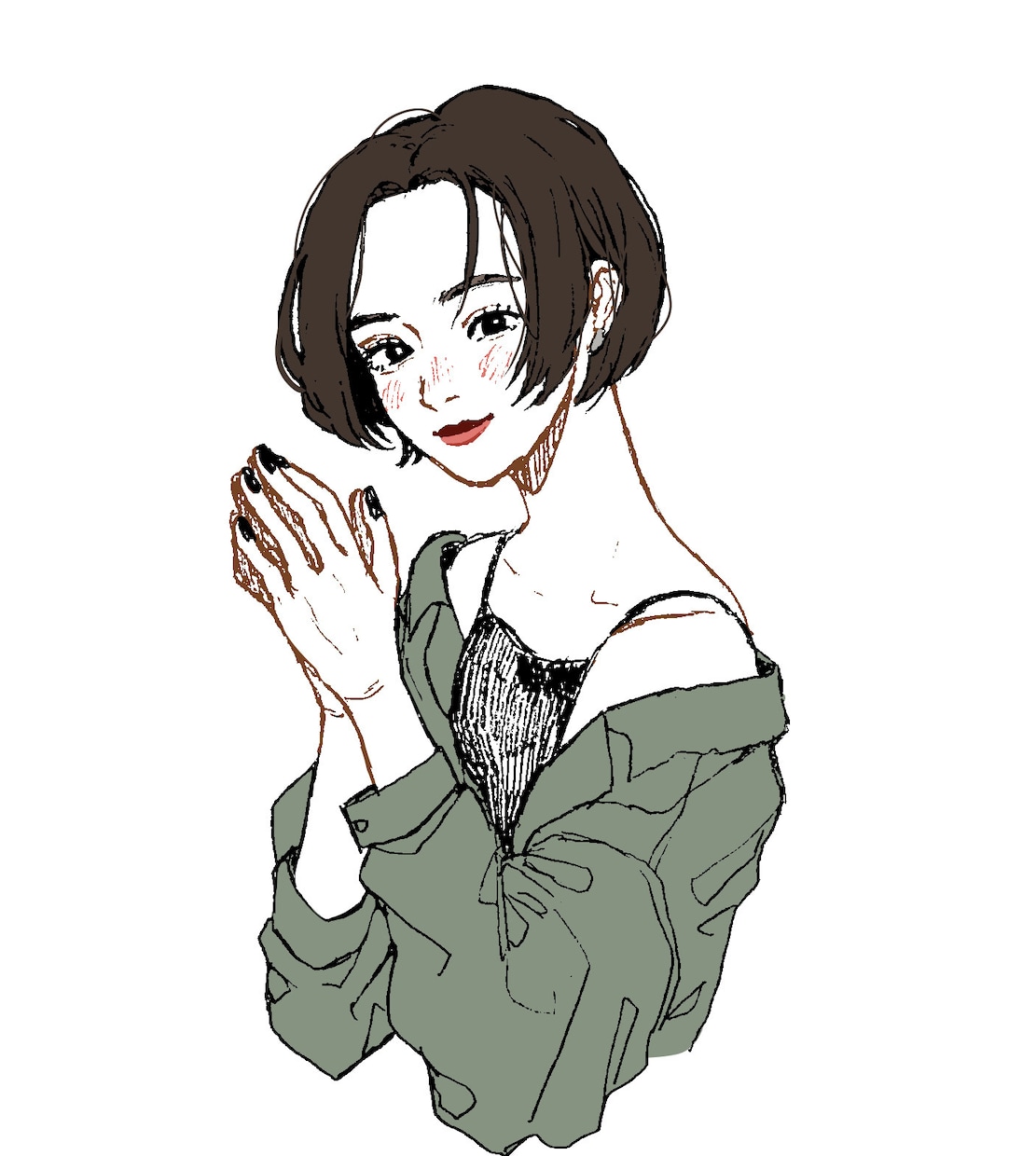SNSのアイコン用のイラストや似顔絵を描きます 厚塗りやシンプルなものなど色々な絵柄に対応してます！ イメージ5