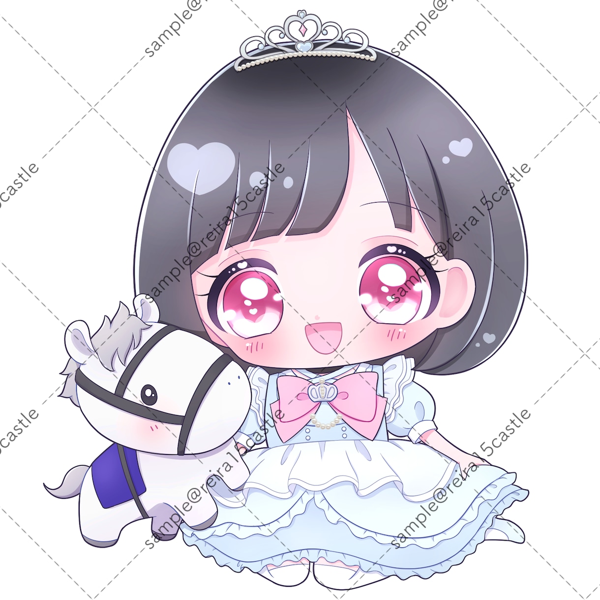 ゆめかわ♡ミニキャライラスト制作します 使いやすい可愛いファンシーなSDキャライラストを制作します！ イメージ5