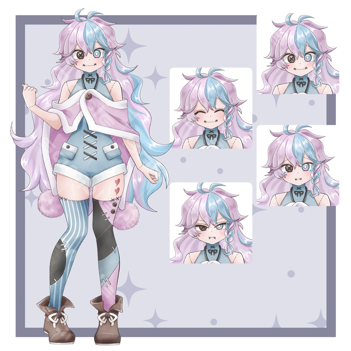 アイコン・サムネ・TRPGの立ち絵を作成します アイコン・サムネ・TRPGの立ち絵をお求めの方へ イメージ4