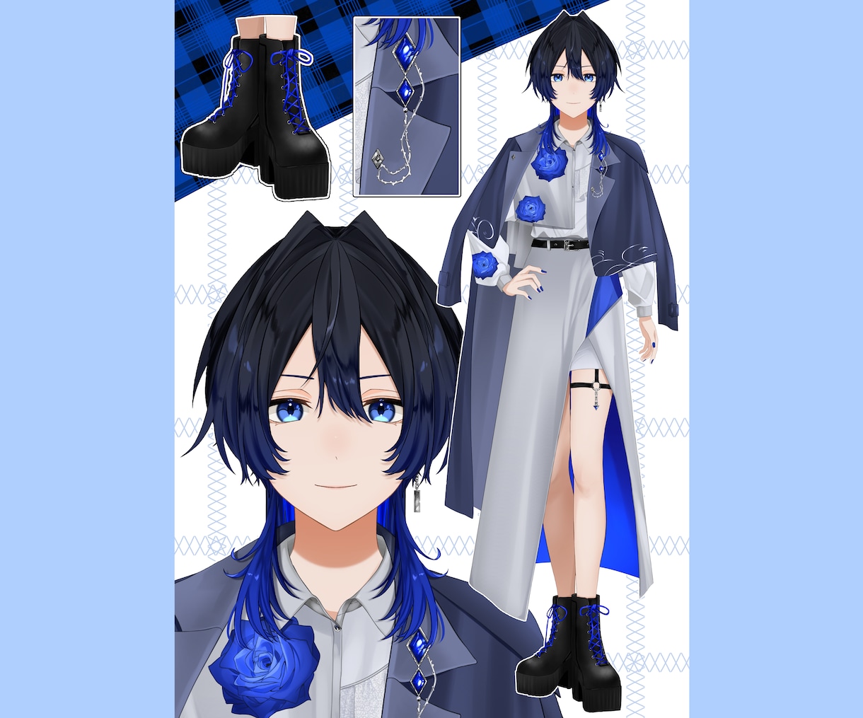 Live2D用イラスト描きます 可愛い女の子からイケメン男子まで対応可能です！ イメージ2
