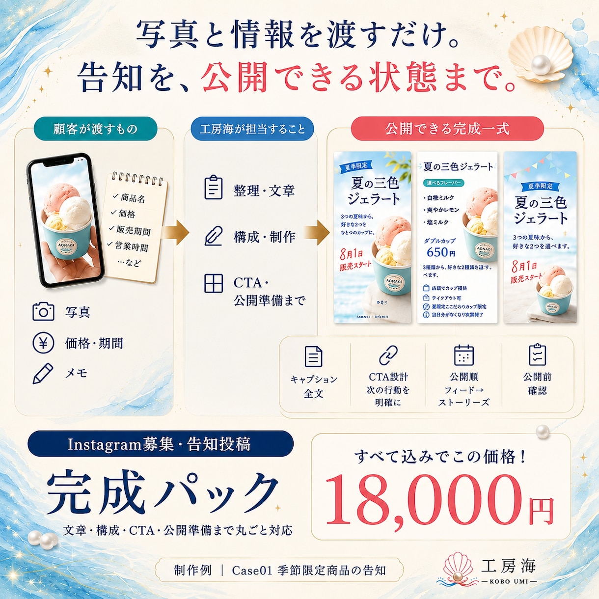 Instagram募集・告知投稿を完成制作します Instagram募集・告知投稿を完成制作します イメージ1