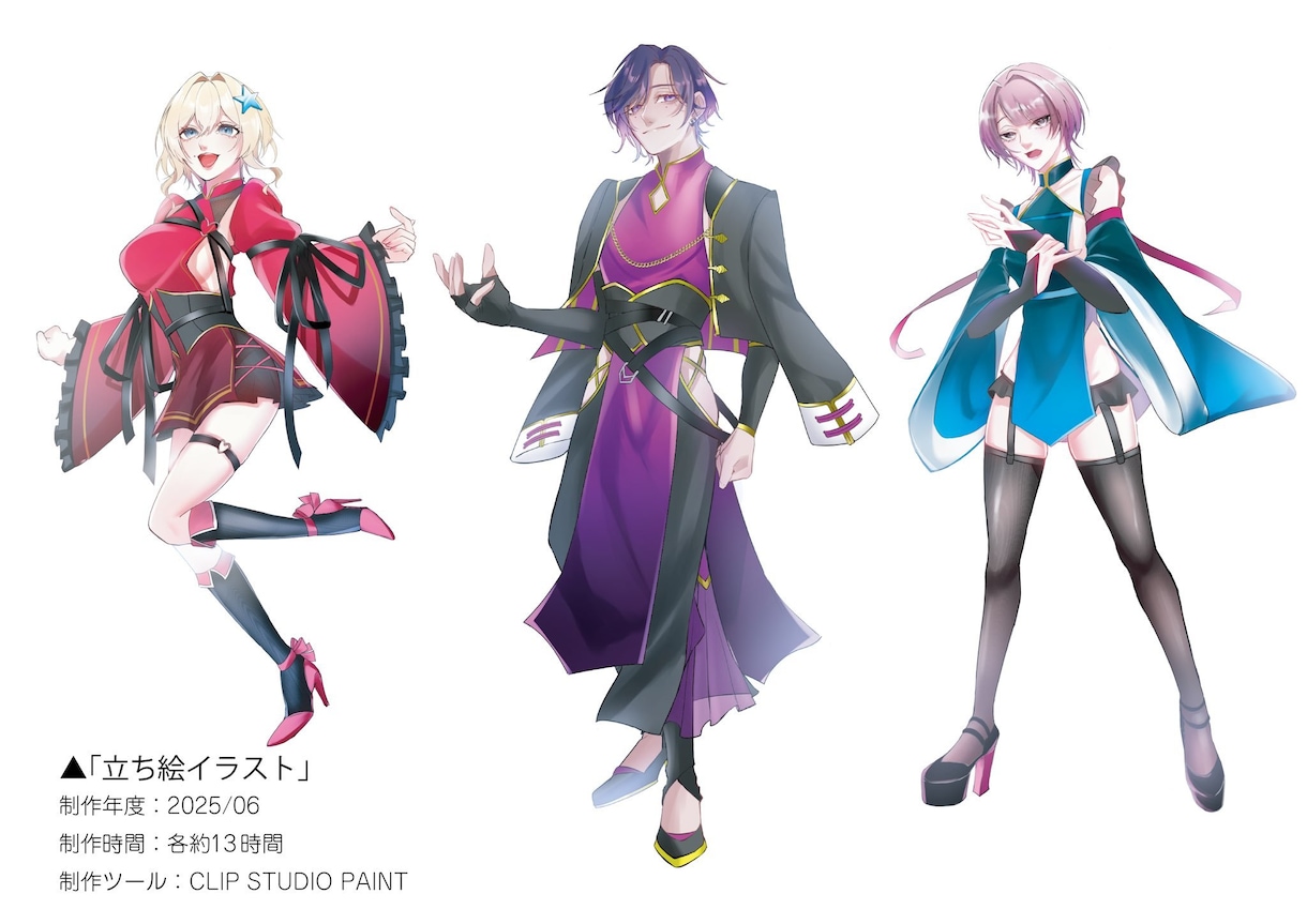 魅力的な男性イラストを制作します 歌ってみた動画やシュチュエーションボイスなどに イメージ3