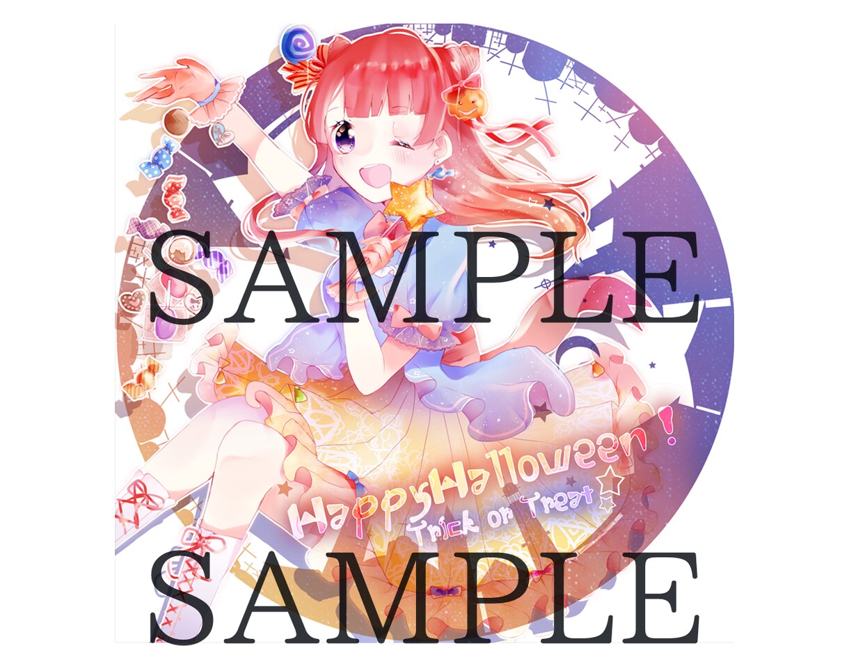 SNS等でご利用頂けるイラスト描きます きらきら可愛らしいカラフルなあなただけのイラストを… イメージ3