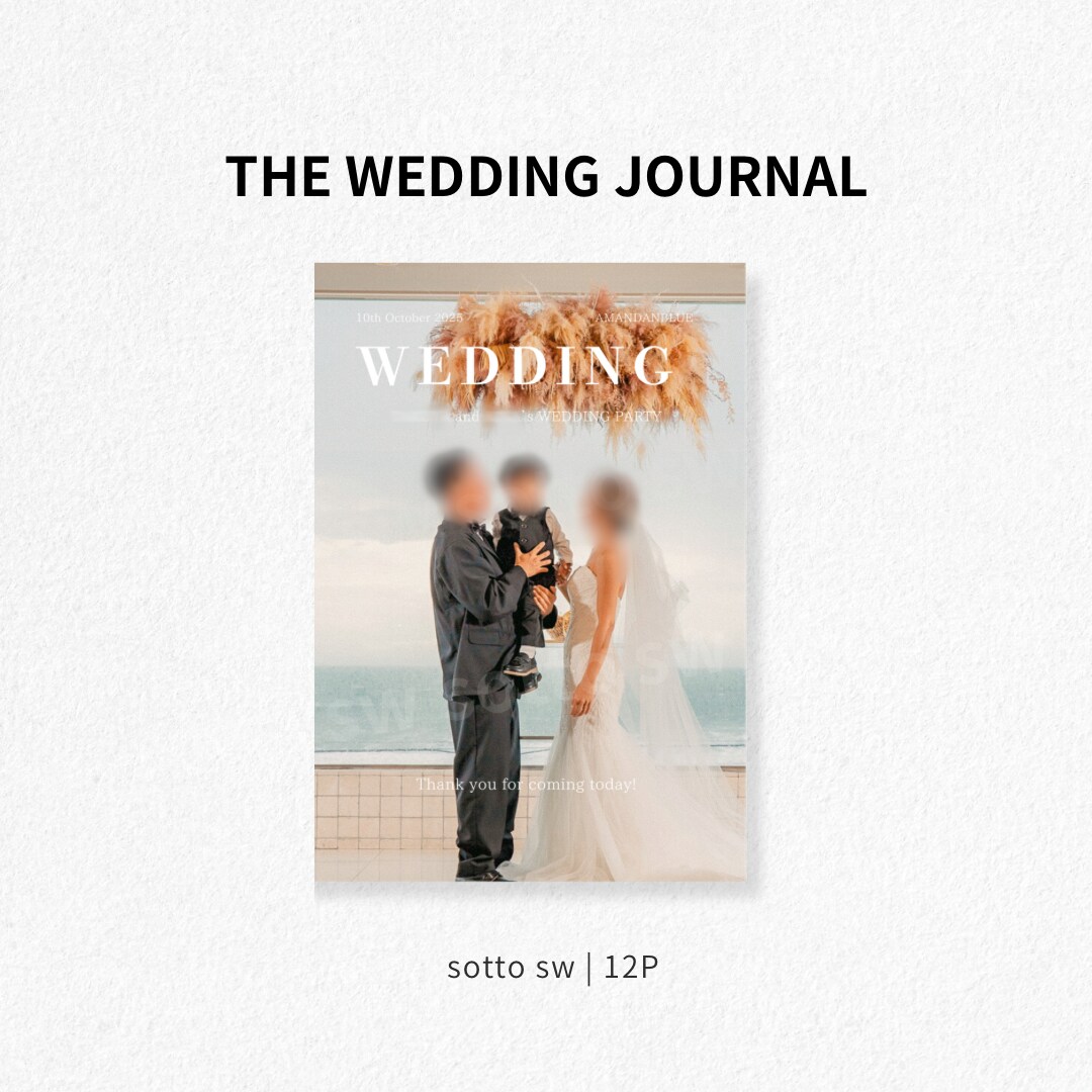 THE WEDDING  プロフィールブックます 12ページで大満足◎オプションページ豊富でオリジナルな一冊に イメージ1