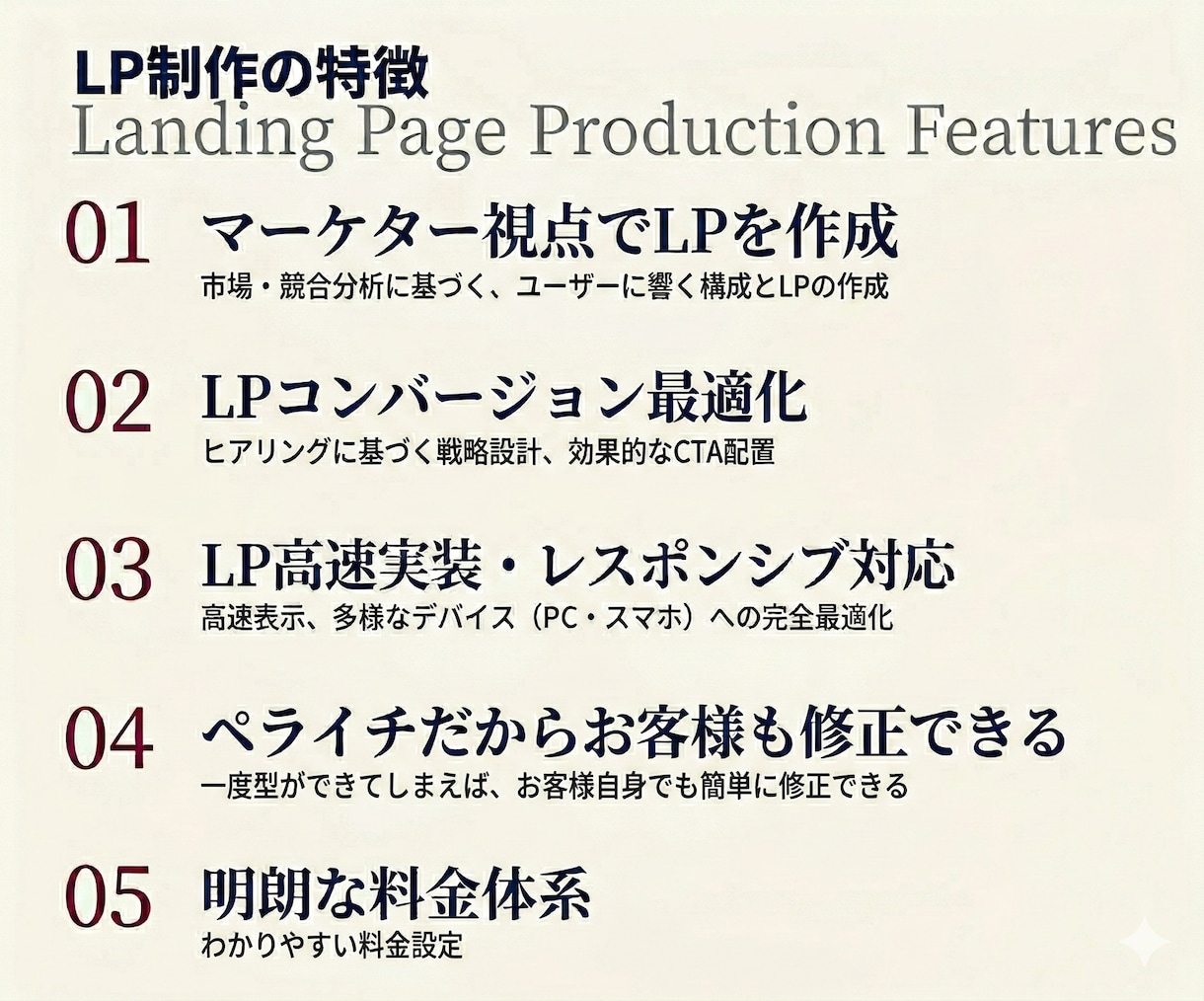 ペライチで『最高のLP』お作りします 消費者に刺さるLP作成はお任せください！！ イメージ2