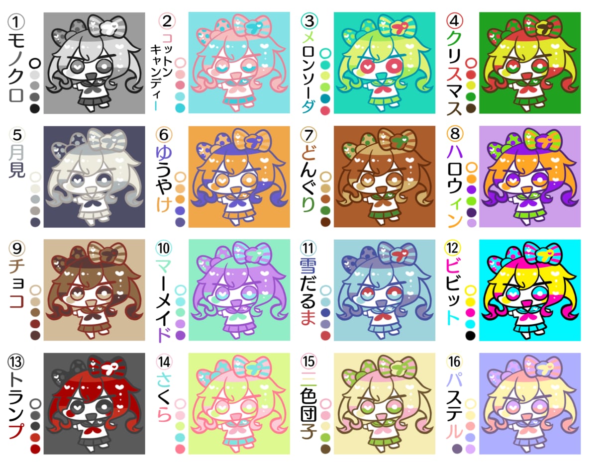 ちびキャラがわちゃわちゃしてるイラスト描きます 使い方さまざま！とてもかわいいよ！ イメージ4