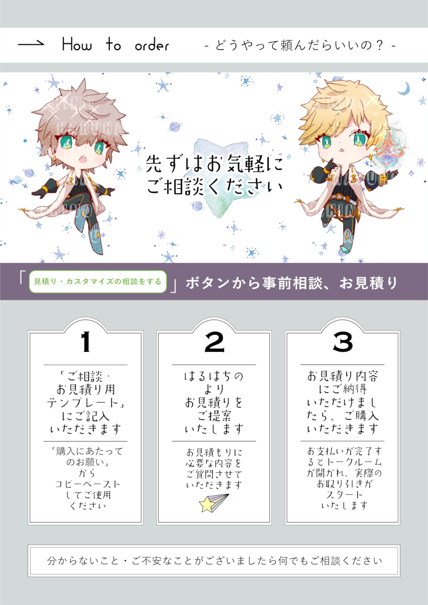 ちまっとかわいい！こだわりのちびキャラお描きします プロクオリティのSDミニキャラやアイコン、お任せください！ イメージ4