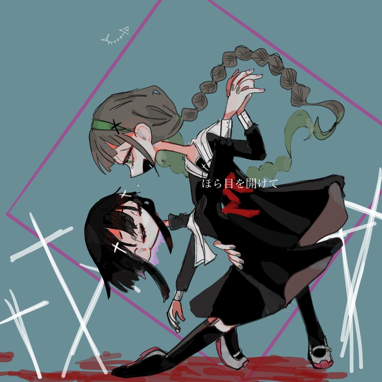アイコンや立ち絵などのオリジナルイラストを描きます ダークでキュートでちょっと独特な絵を描きます！ イメージ1