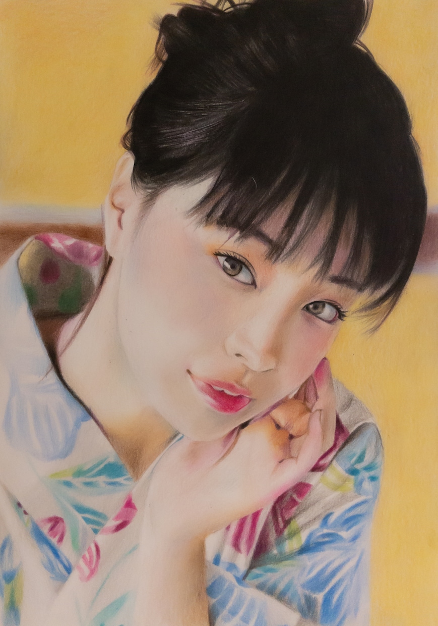 リアル似顔絵を色鉛筆で手描きします ☆原画送付あり☆色鉛筆で温かみのある雰囲気に イメージ3