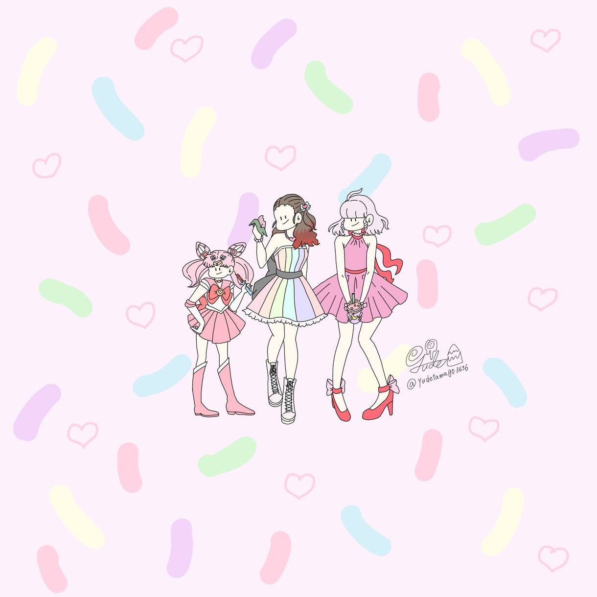 ゆるくて癒される似顔絵、イラストを描きます ゆるくて可愛いで個性を引き出す イメージ5
