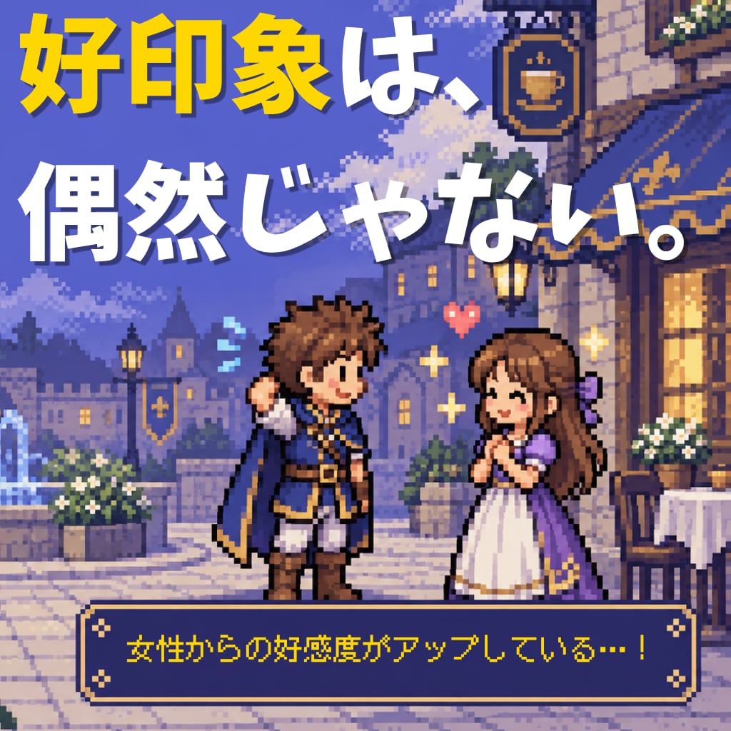 モテる自分を仕組み化する恋愛教材を届けます 恋愛で空回りしない立ち振る舞いとコミュ力をRPG式に鍛えます イメージ1