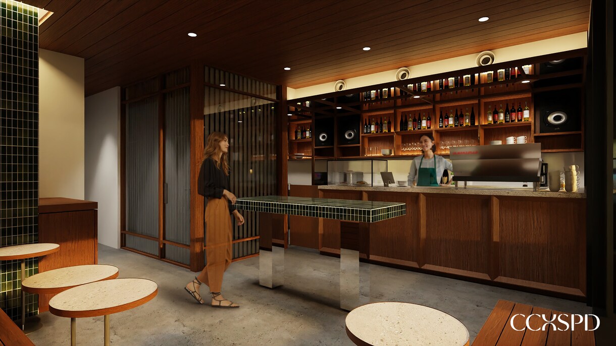 店舗内装の高品質3DCGパース制作承ります 設計意図を理解した、伝わるビジュアルを制作 イメージ1