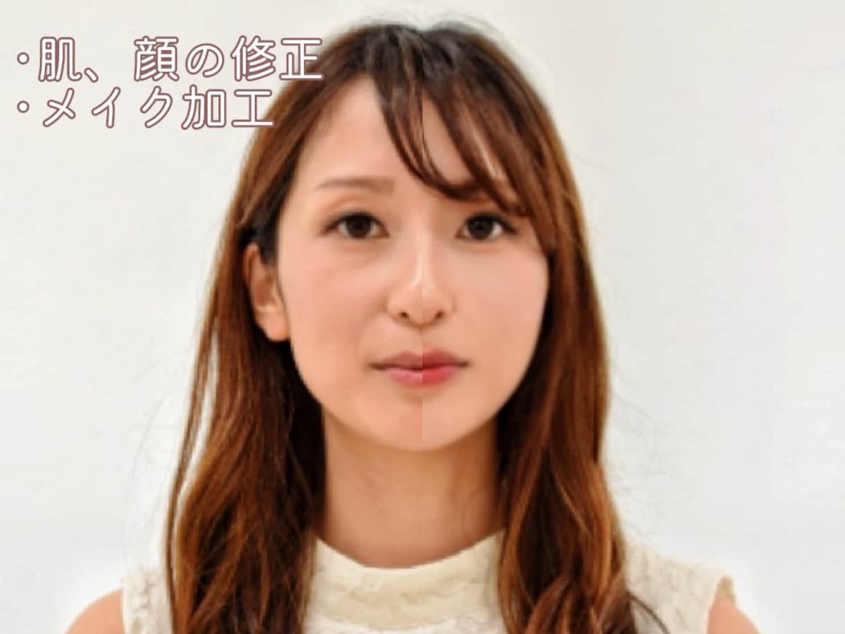 お写真をより魅力的に修正します ポートレート･自撮り･コスプレ写真等をより魅力的に イメージ2