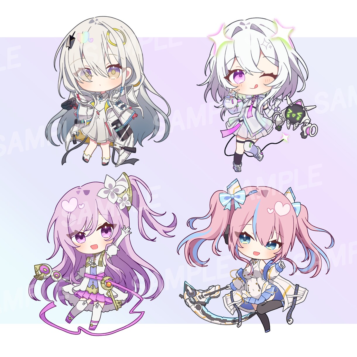可愛くてシンプルなSDキャラクターを描きます 可愛くもっちりしたキャラクターを描くのが得意です！ イメージ2