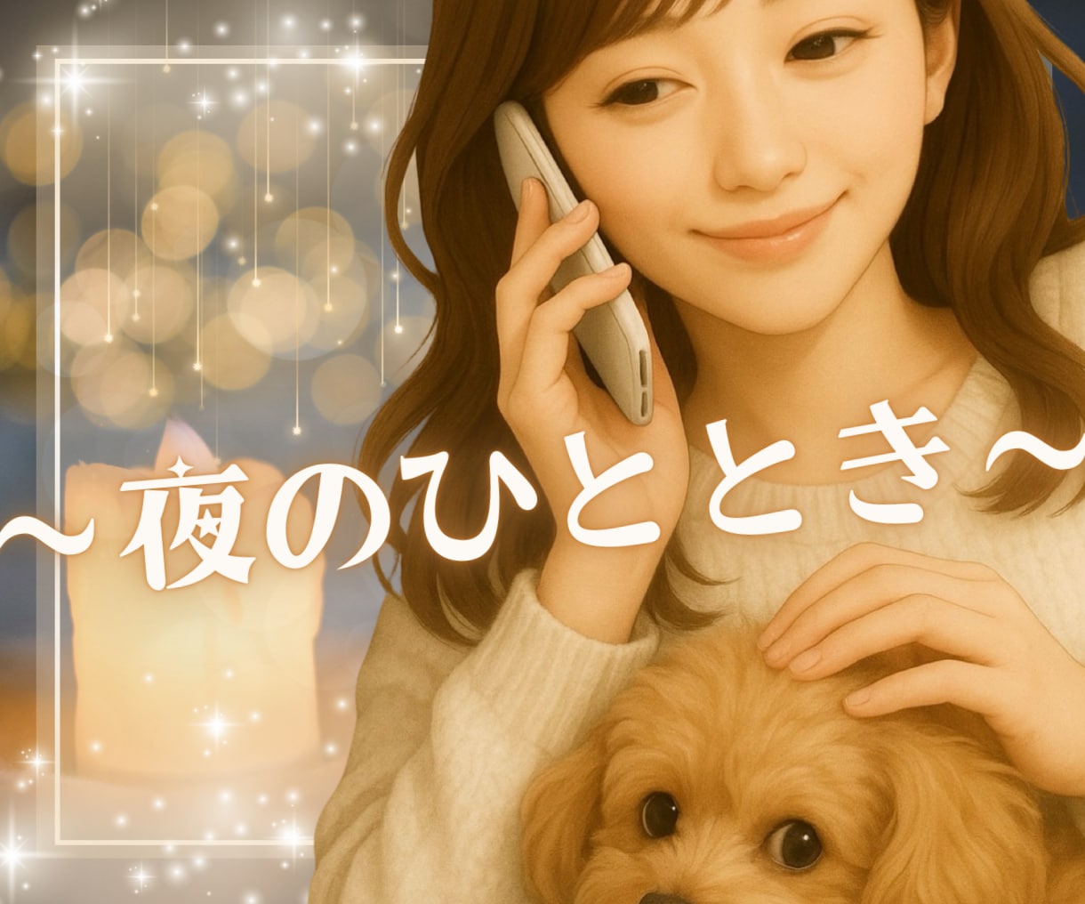 夜のひととき。お話をお聞きします どんなお話でも大丈夫です⭐️眠れない夜にも寄り添います⟡☾ イメージ1