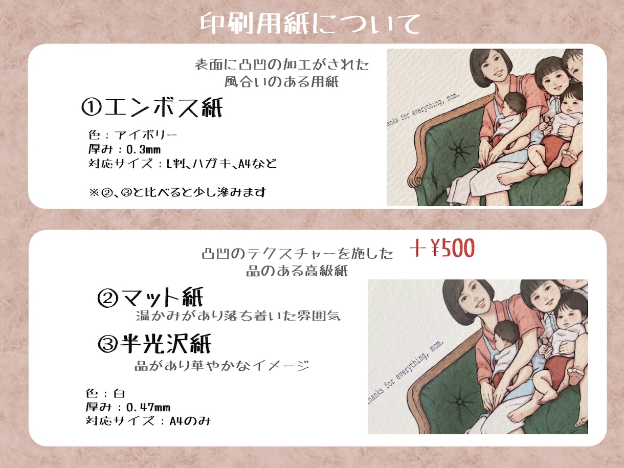 プチギフトにぴったり！シンプル線画似顔絵描きます 記念日、イベントのプレゼントに。印刷orデータから選べます イメージ3