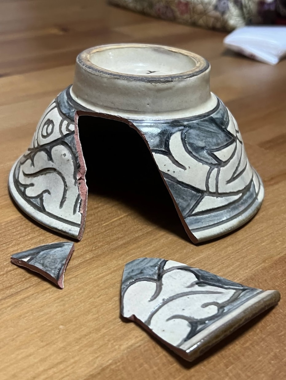 おきに入りの器、想い出の器を本漆で直します 壊れた器あきらめないで、新しい姿でまた使いましょう イメージ1