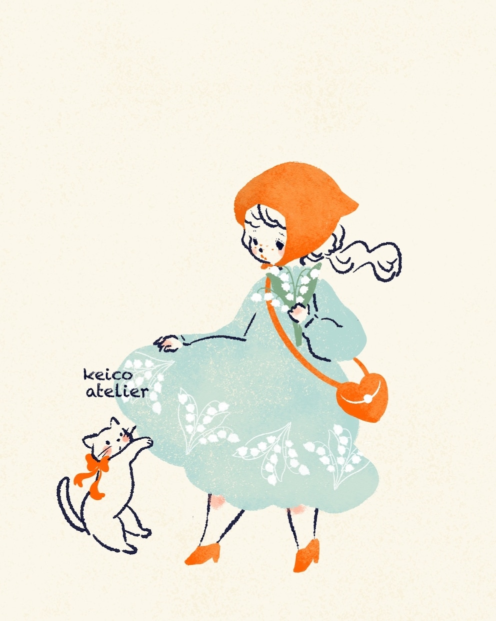 レトロで可愛い！イラスト描きます 絵本の中から飛び出したようなイラストをお届けします。 イメージ3