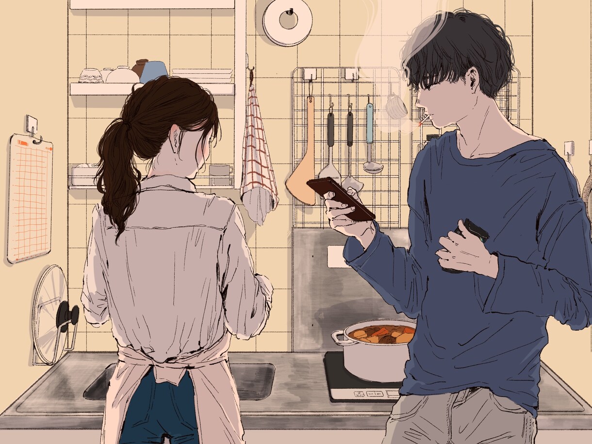 ストーリーを感じる、情緒豊かな一枚絵 描きます 日常風景の中の 温度やにおいまで伝わってくるような一枚絵。 イメージ7