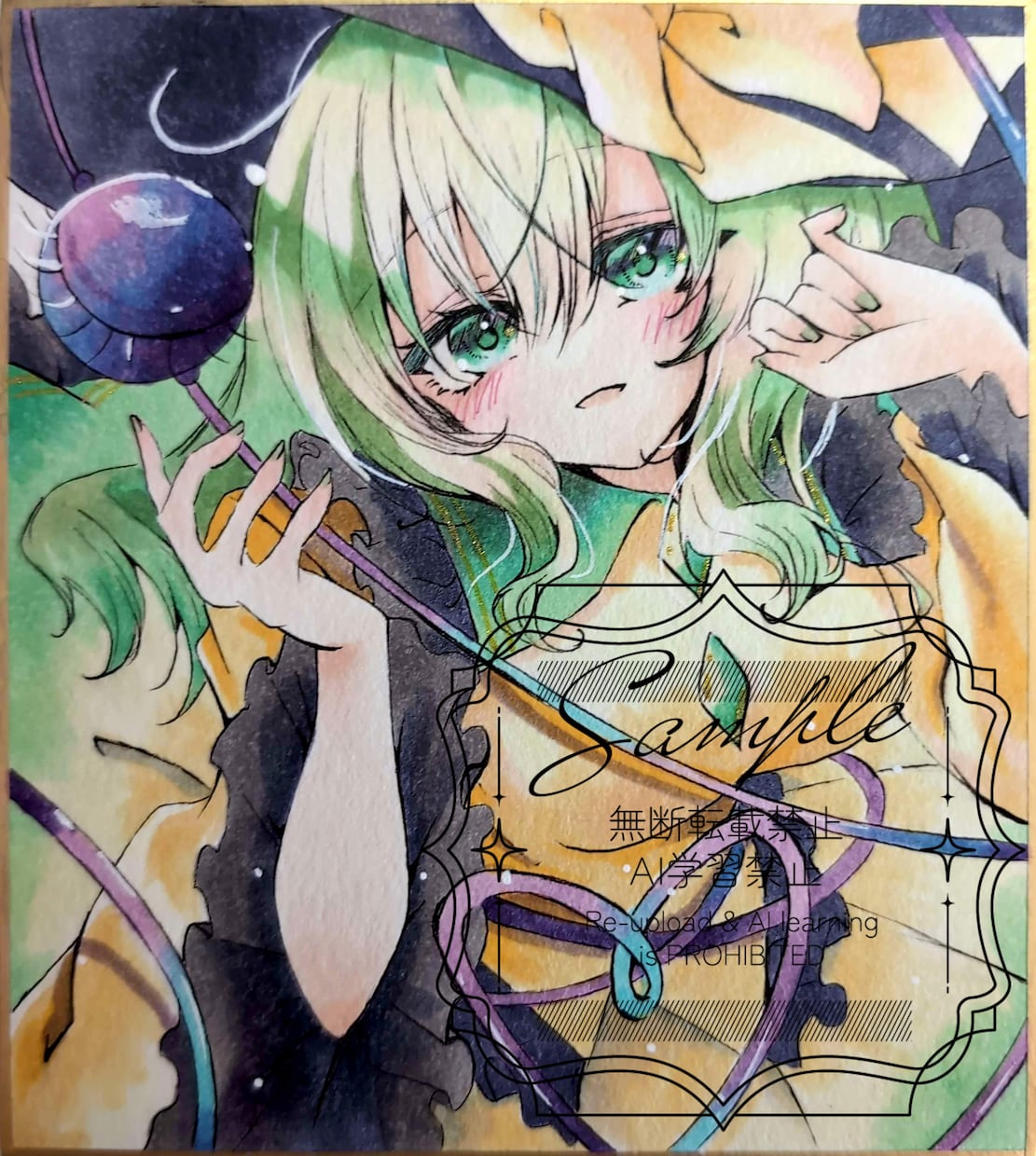 アナログでイラスト描きます フリルやレースなど可愛くメイク！ イメージ1