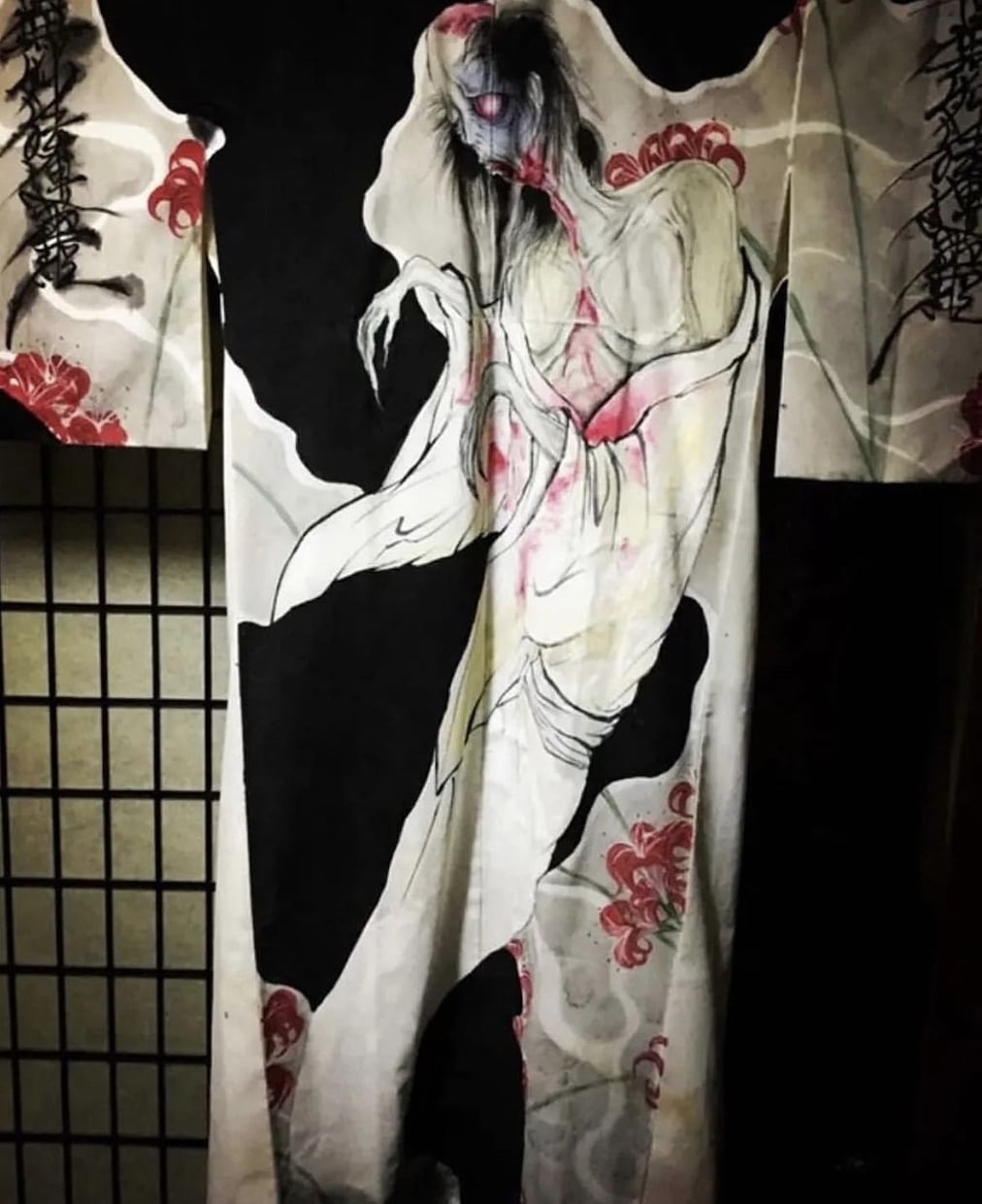 怖い絵承ります 幽霊画必要な方へ、紙以外に衣類等にアートが必要な方へ イメージ1