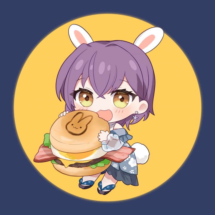 月見の季節にも！ミニキャライラストお描きします うさ耳あり/なしが選べる！お月見イラスト イメージ7