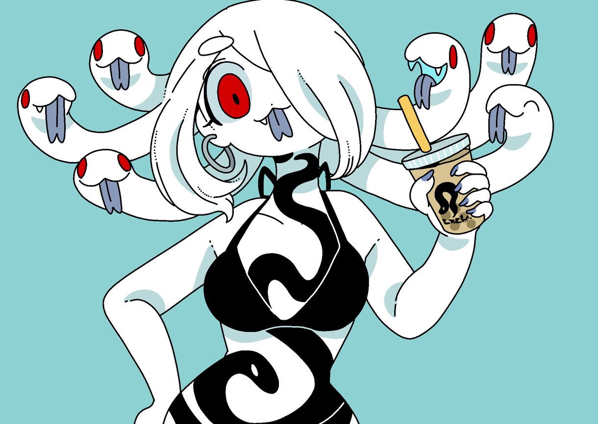商用利用可能かわいい系やホラー系イラスト描きます 女の子、動物、モンスター系が得意です イメージ1