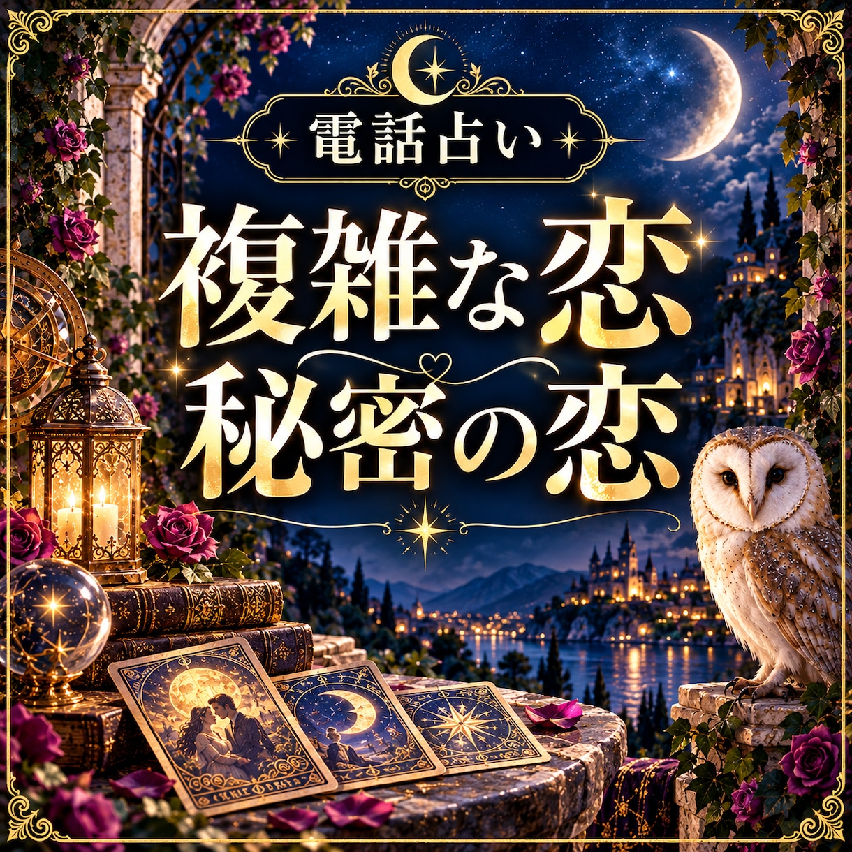 誰にも言えない複雑な恋とあの人の本音を占います 否定せず相手の本音と二人の未来を読み解きます イメージ1