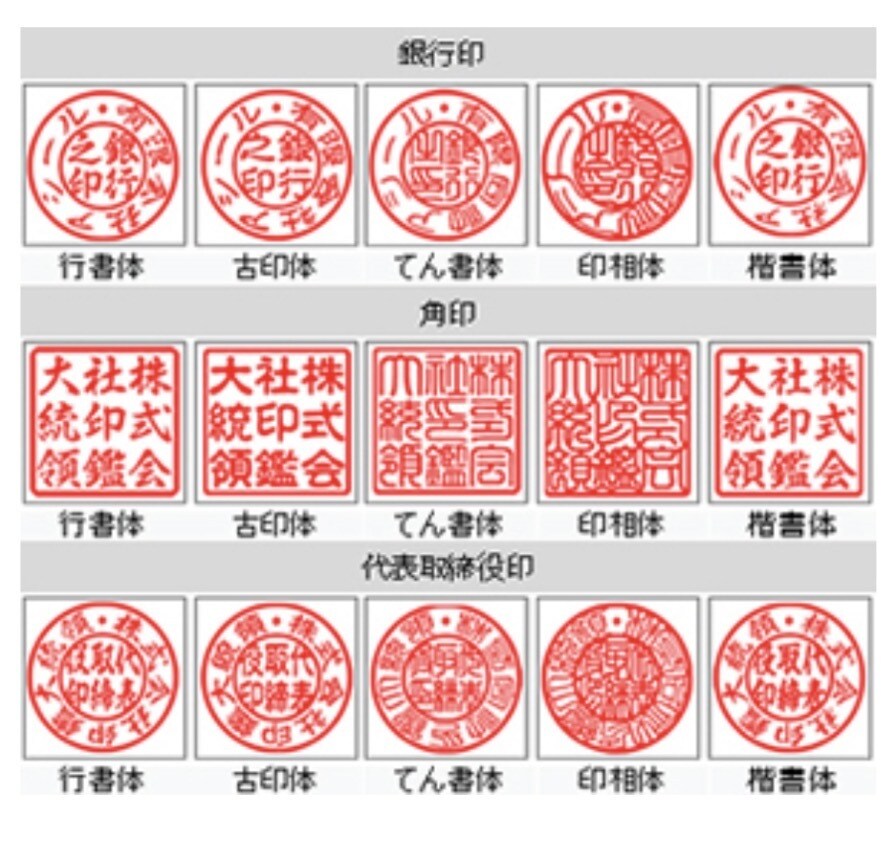 電子印鑑を最短当日作成します 請求書、領収書等に使える便利な電子印を最短、最速で作成します イメージ2