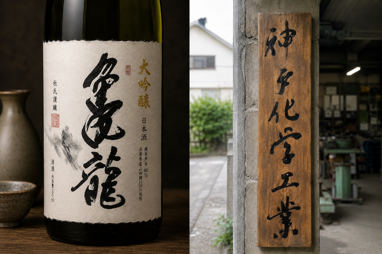 店舗看板・門標・のれんなどの筆文字を揮毫いたします 社屋の新築や開業・出店、新商品の販売をお考えの方へ イメージ4