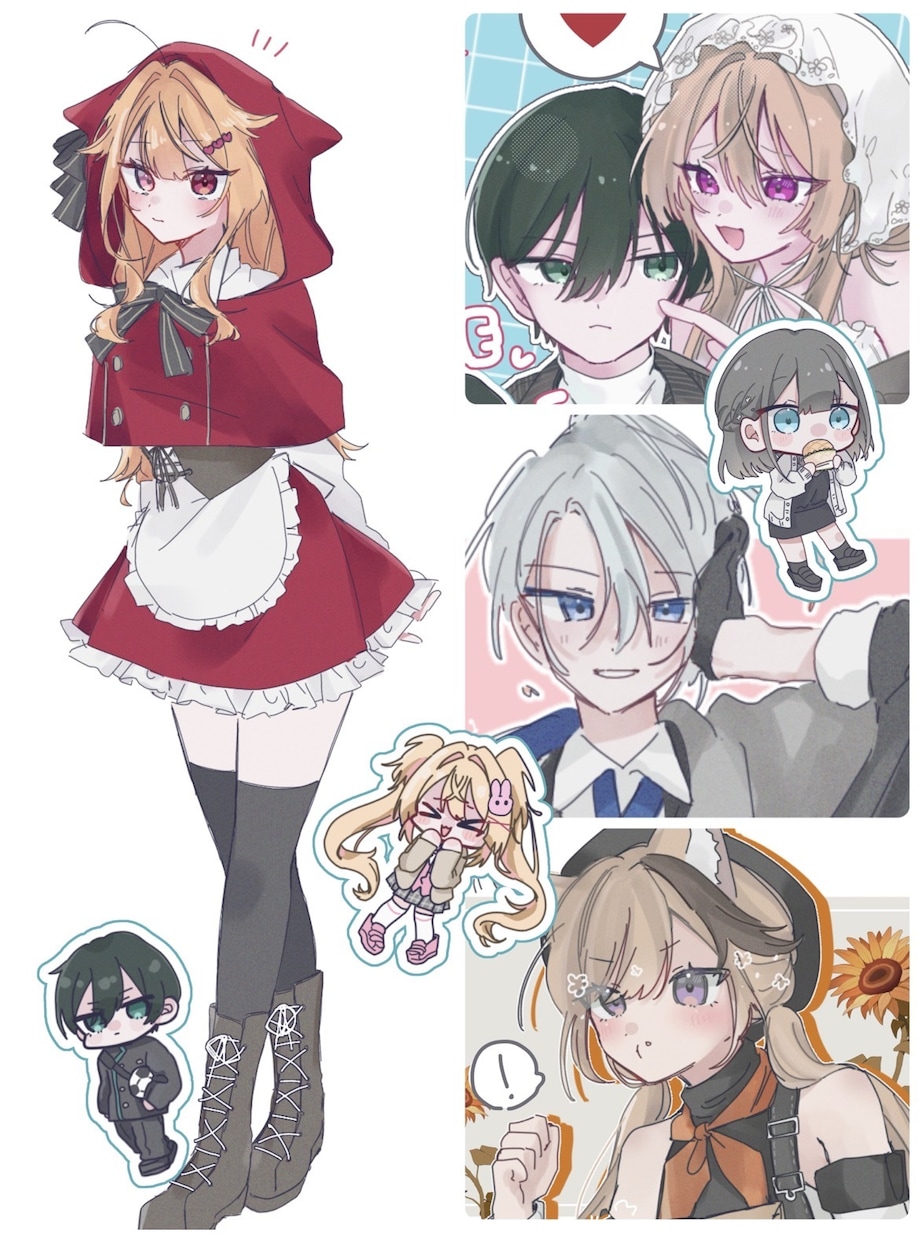 イラストを制作します 夢絵、オリジナルキャラ、ペアイラスト大歓迎！ イメージ2