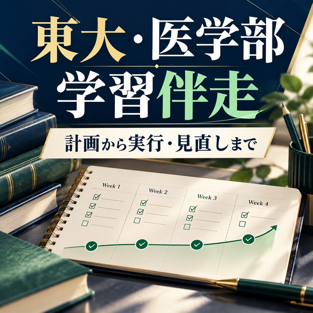 東大受験と医学部受験の学習戦略を継続サポートします 模試分析・学習計画・志望校選定まで合格に向けて伴走します イメージ1