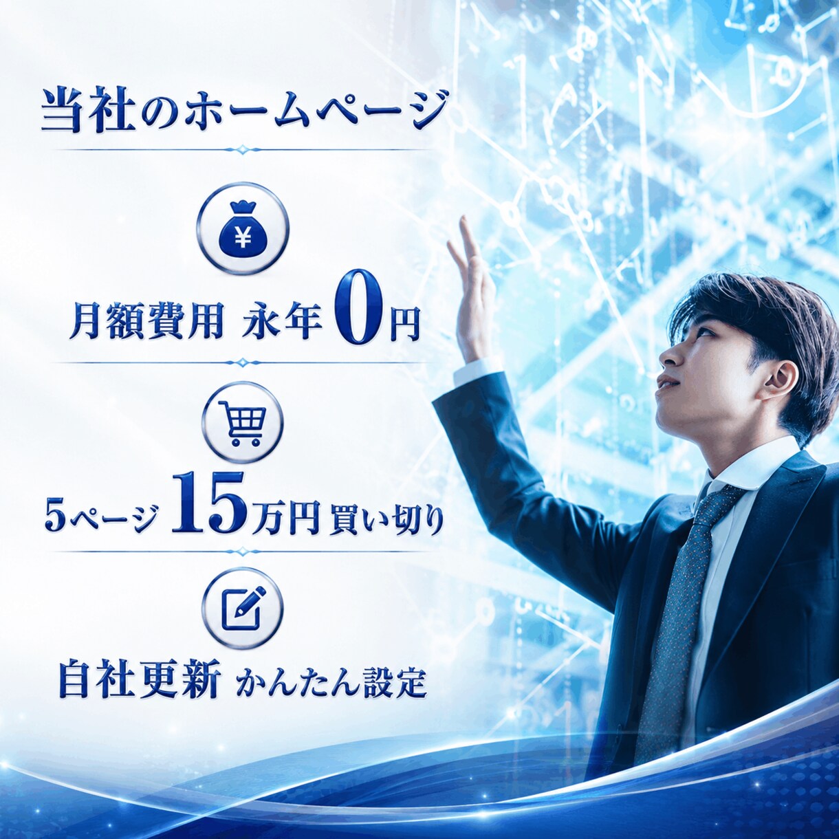 お問合せが来る!機能する自社更新サイトを制作します AIO・SEO込!新規立上げ~リニューアル対応|完全買切り イメージ2