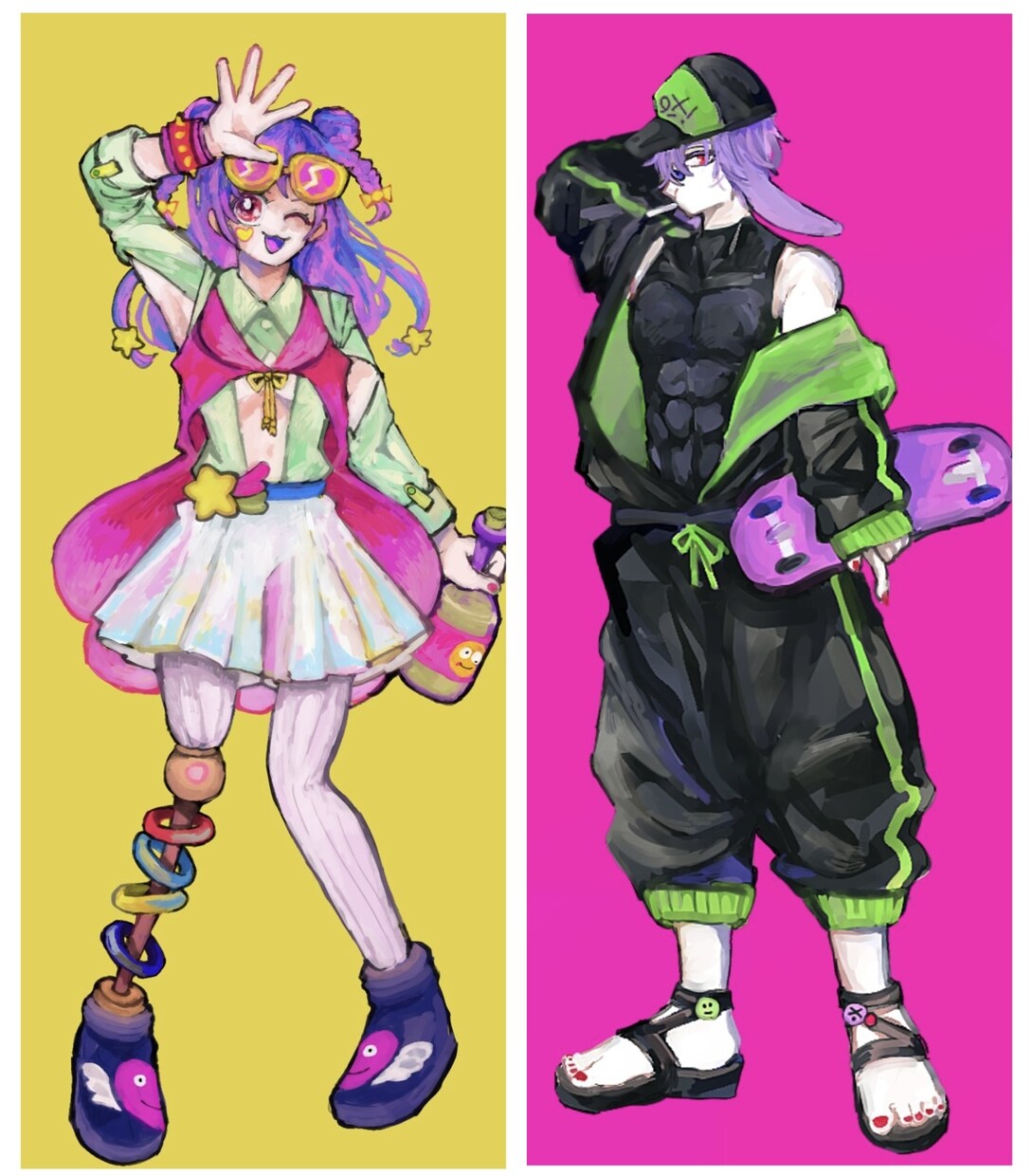 安くて商用利用可！雰囲気選べる！イラスト描きます アイコン・ヘッダーや立ち絵、動画のサムネ等用途は何でもOK！ イメージ2