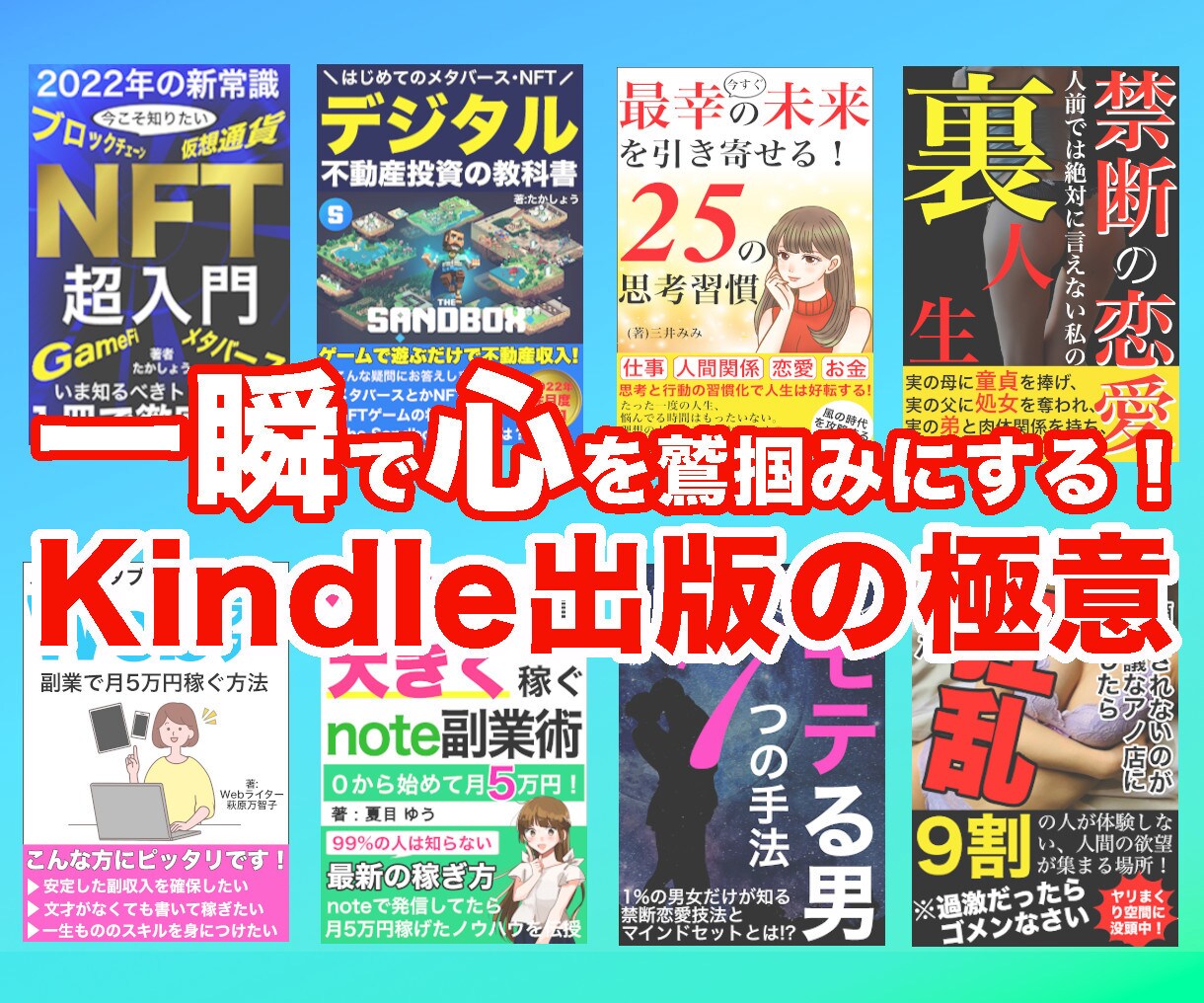 無名個人向け集客用の電子書籍出版ノウハウ提供します Kindleベストセラー勢が実践する極秘ノウハウをその手に！ イメージ3