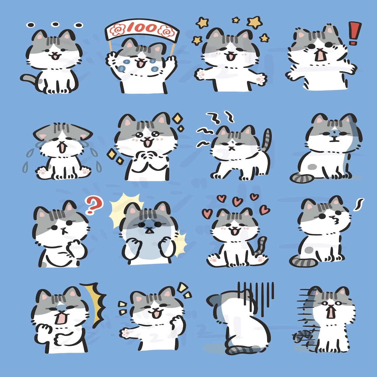 商用OK♪LINEスタンプ作成します イメージだけでもOK！ゆるかわ愛されスタンプに仕上げます イメージ3