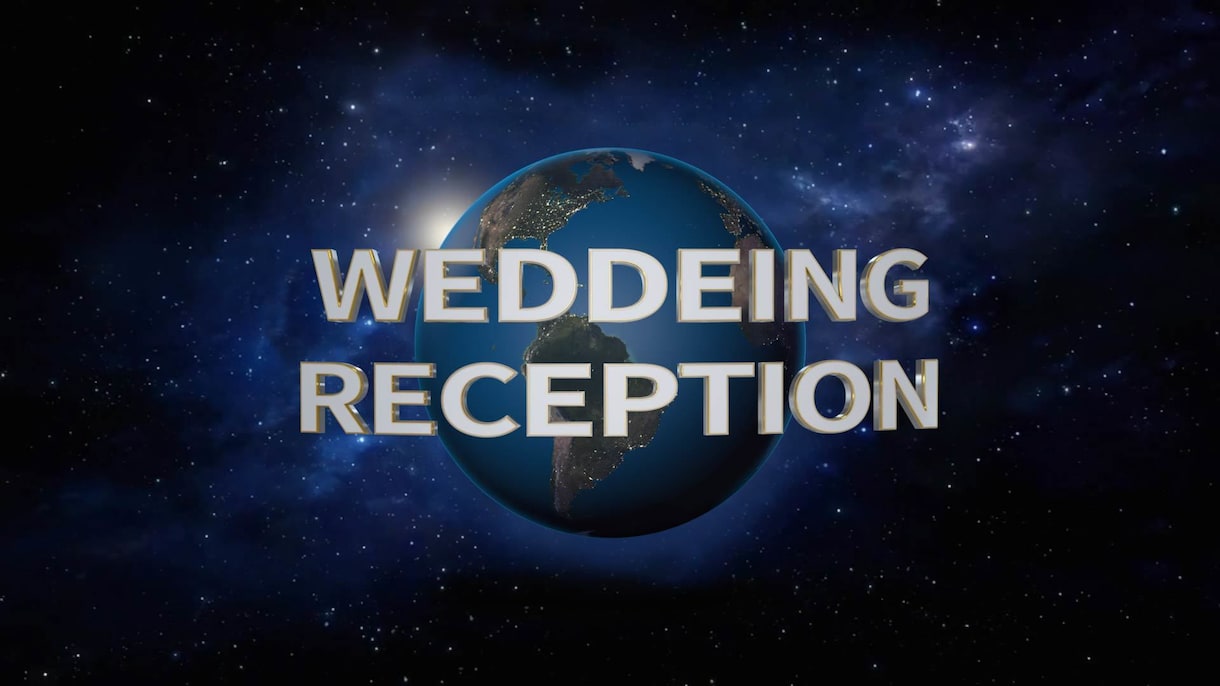 映画予告風 結婚式オープニング動画を作ります 【日本語・英語ナレーション付き】1分半の披露宴オープニング イメージ2