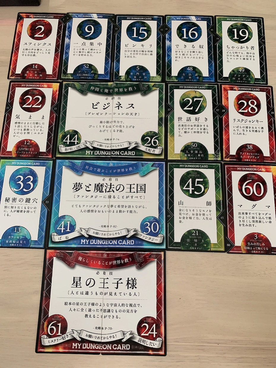 家族全員分の生まれ持った特性・相性をみます マイダンジョンカードで家族の関係を知りましょう！ イメージ1