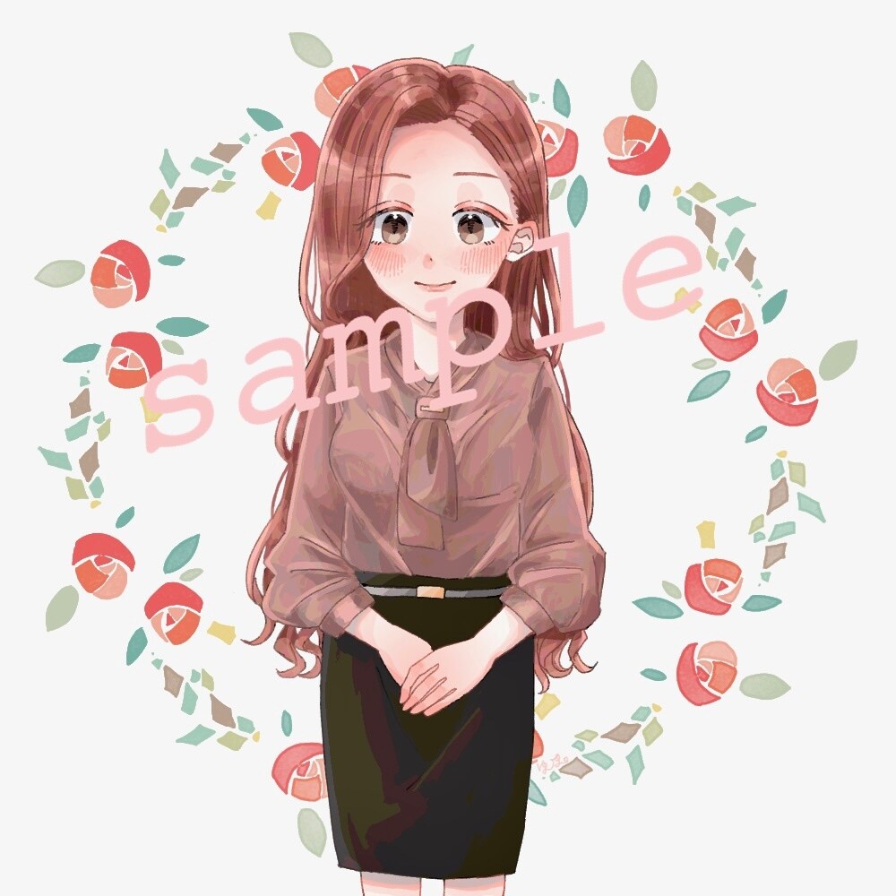 商用◎ゆるふわかわいいSNSアイコン描きます 基本料金内で自由度高め！等身もデフォルメも◎ イメージ6