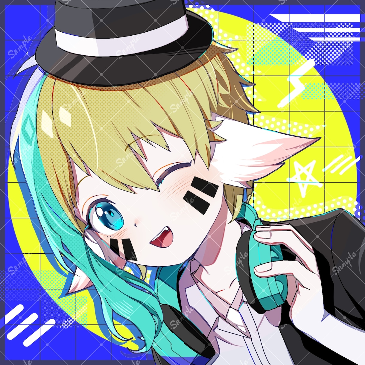 透明感のあるかわいいイラスト・アイコン等描きます 初心者様大歓迎です！アイコン・イラスト・サムネイル等 イメージ3