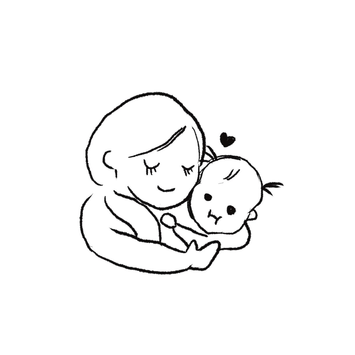 赤ちゃんの似顔絵描きます SNS向けのゆるふわ似顔絵を描きます！セットなら大人もOK イメージ6