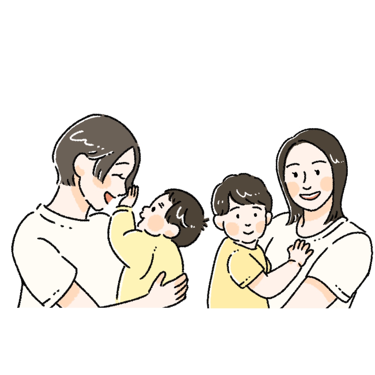 思い出のお写真をかわいいイラストにします シンプルでおしゃれだからずっと形に残る！ イメージ2