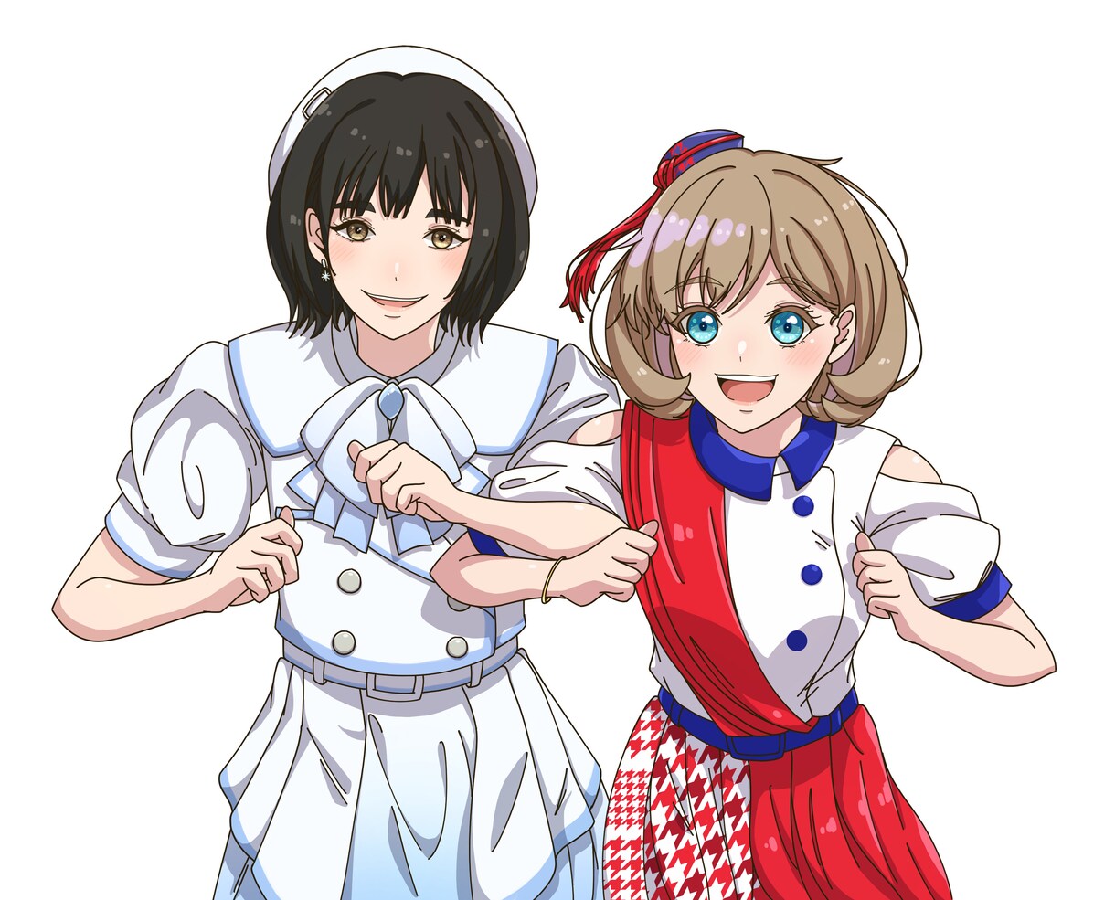 可愛い女の子のイラスト描きます アニメ塗りでオリキャラや推しキャラの顔だけでも描きます！ イメージ9