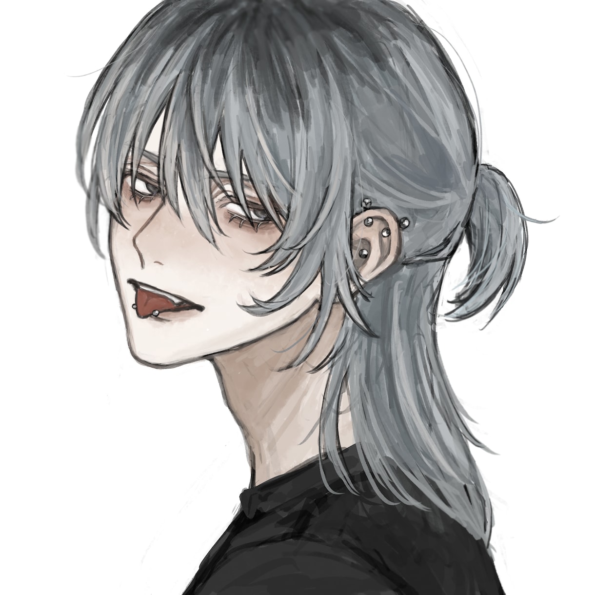 アイコン用イラストを描きます 顔アップの肩上までのイラストです イメージ1
