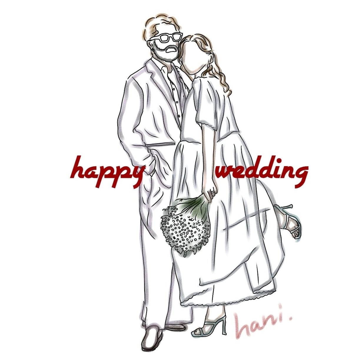 ウェディングや記念日などに使えます ウェルカムボードやペーパーアイテム、プレゼントなどに！ イメージ1