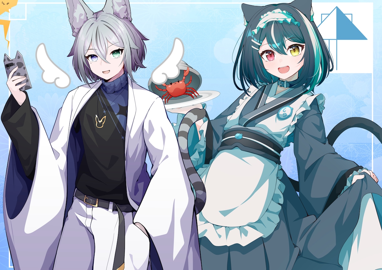 配信にスグ使える！あなただけの特注立ち絵制作します IRIAM等、vtuberとして活動する方にオススメ！！！ イメージ6