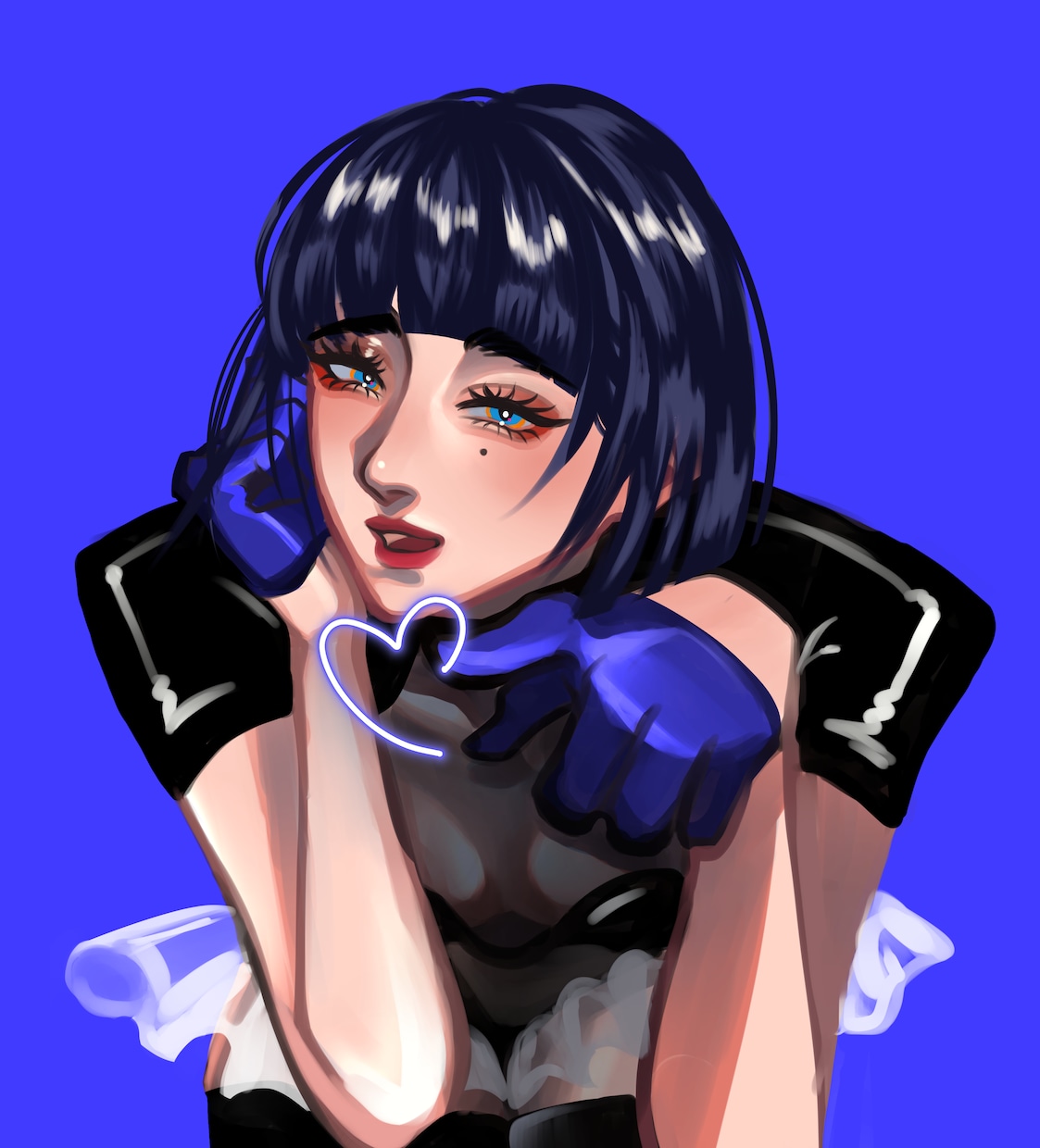 魅力的な顔のアイコンイラストを描きます 厚塗り風でリアルなタッチのイラストを求める方へ！ イメージ2