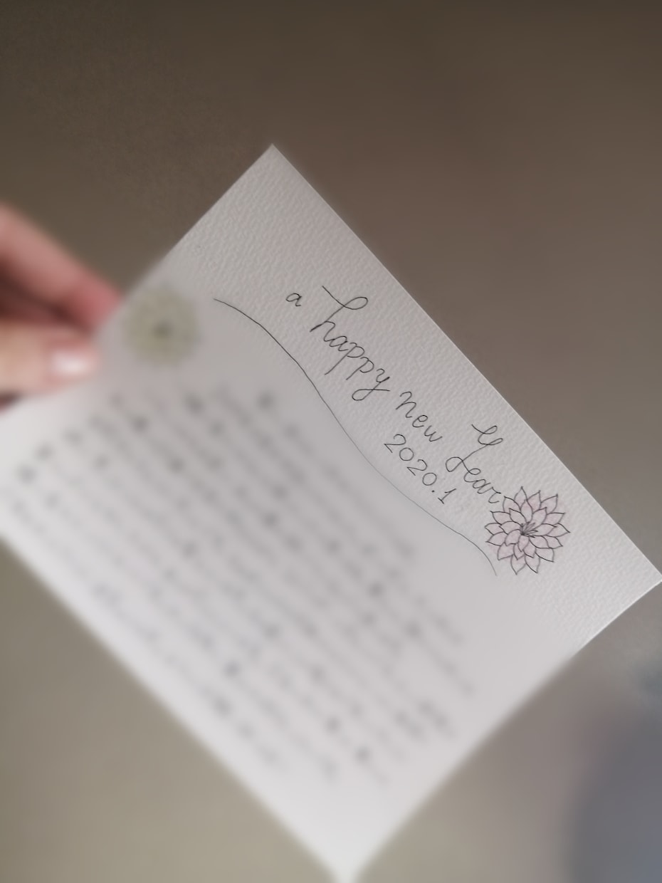 大切な方へ贈る世界で1枚のカードをお作りいたします 贈るお相手に合わせた花言葉とお花を添えてお描きします。 イメージ3