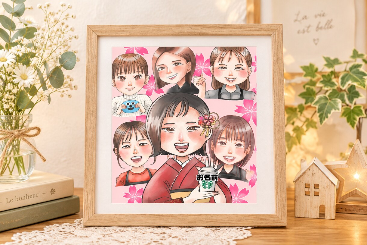 可愛くて優しいお子様の似顔絵をかきます お子様のかわいい瞬間を、ふんわり似顔絵で残してみませんか？ イメージ3