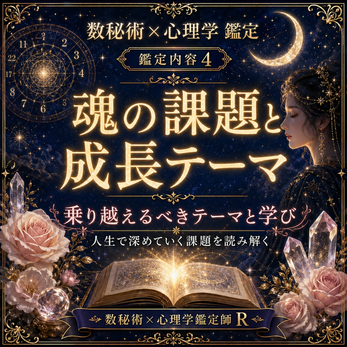 数秘術×心理学であなたの本質と強みを鑑定します 自分を知ることが、人生を整える第一歩 イメージ4